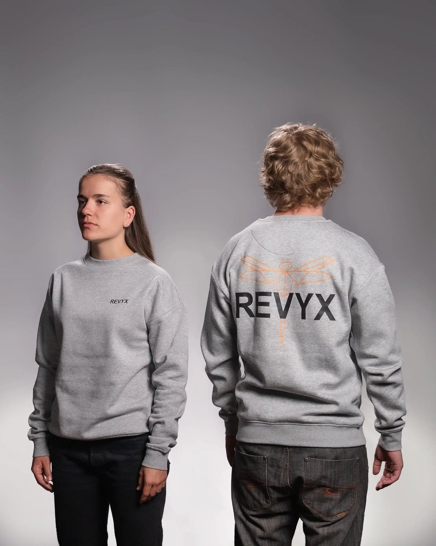 BeBound-Sweater Heathergrey - Revyx