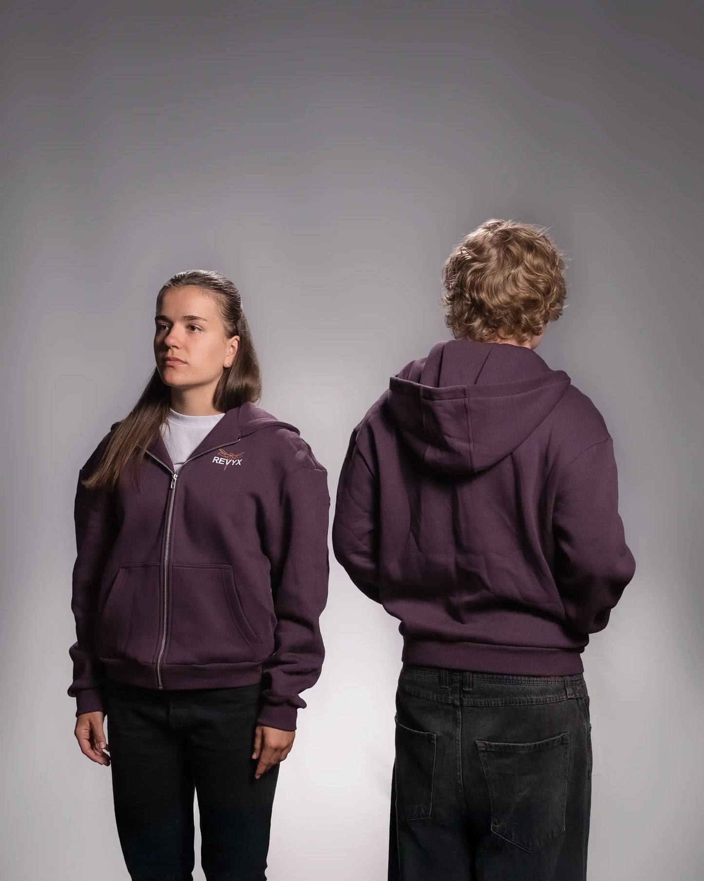 Zip Hoodie Plumpurple - Revyx