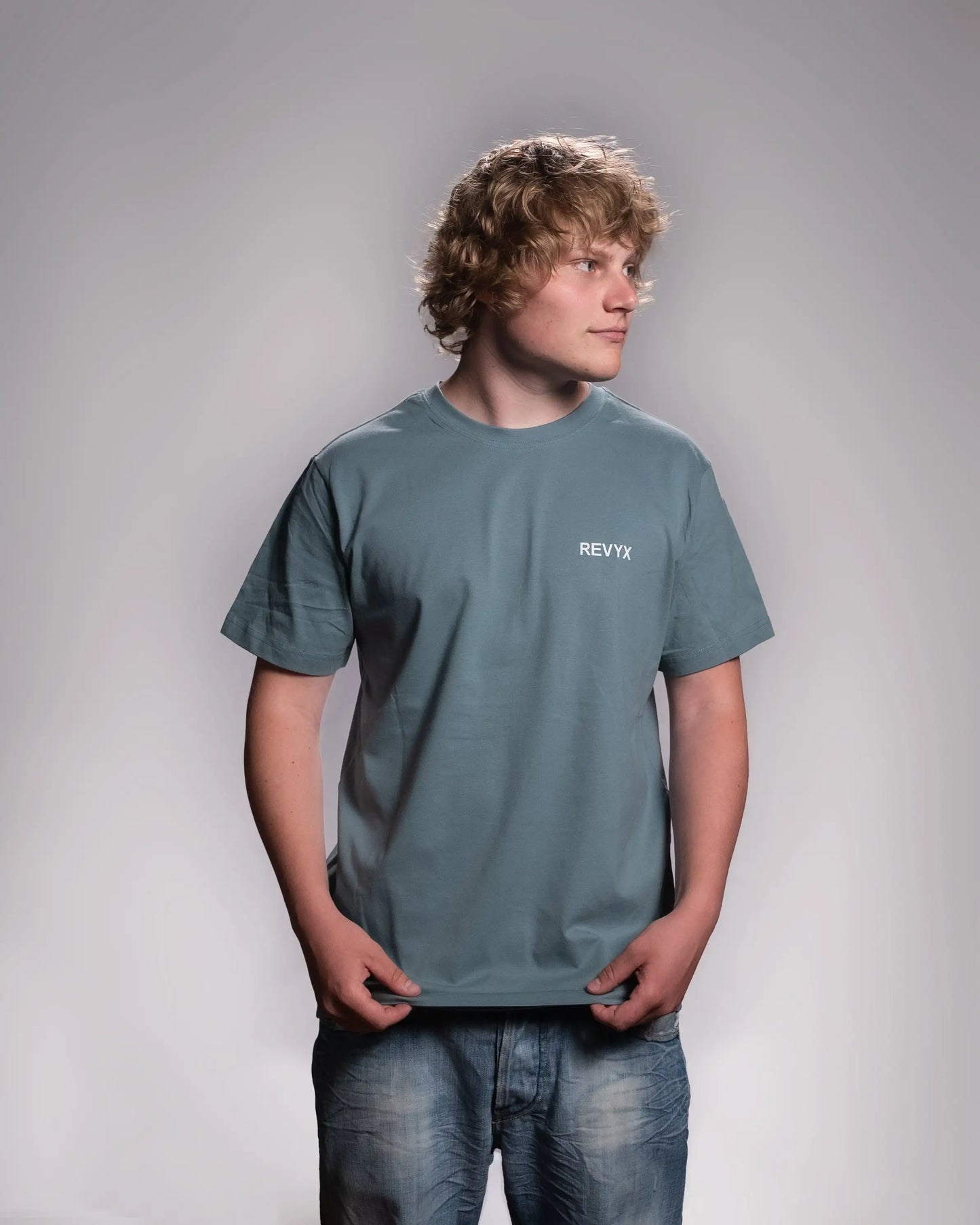 BeBound-Tee Dusty blue - Revyx