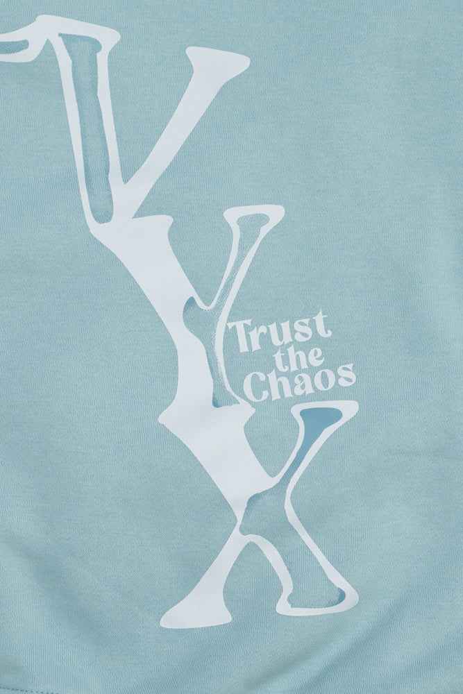 TRUST THE CHAOS Hoodie blue
