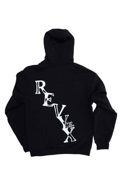 TRUST THE CHAOS Heavy Hoodie black