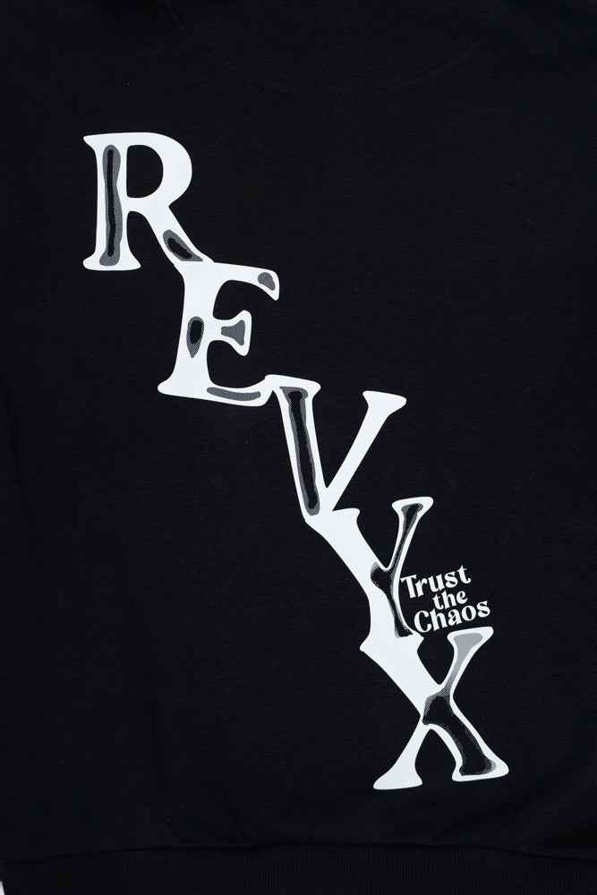 TRUST THE CHAOS Heavy Hoodie black