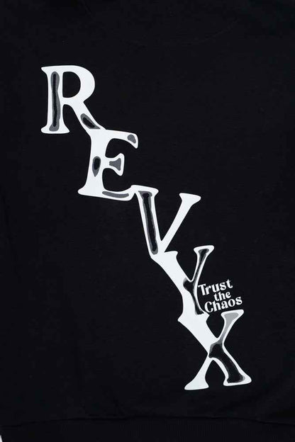 TRUST THE CHAOS Heavy Hoodie black