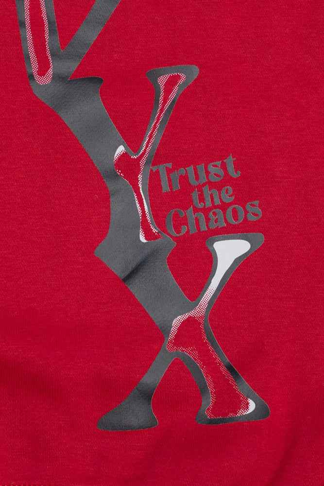 TRUST THE CHAOS Hoodie red