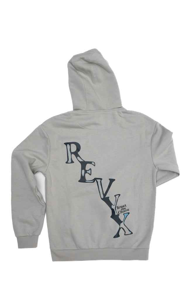 TRUST THE CHAOS Heavy Hoodie grey