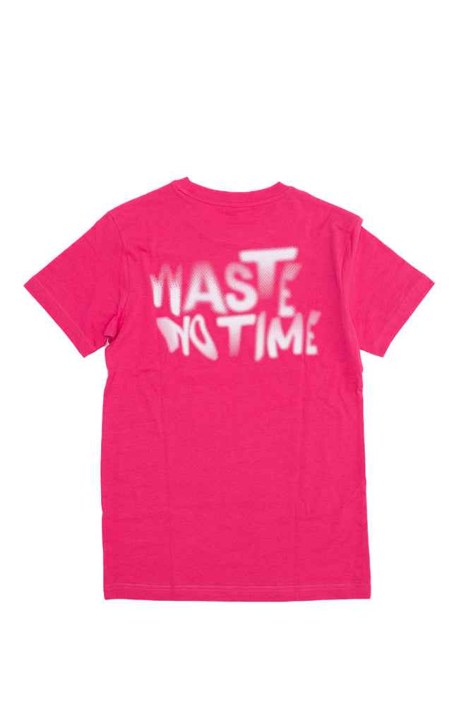 WASTE NO TIME Tee pink