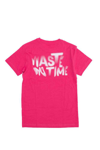 WASTE NO TIME Tee pink