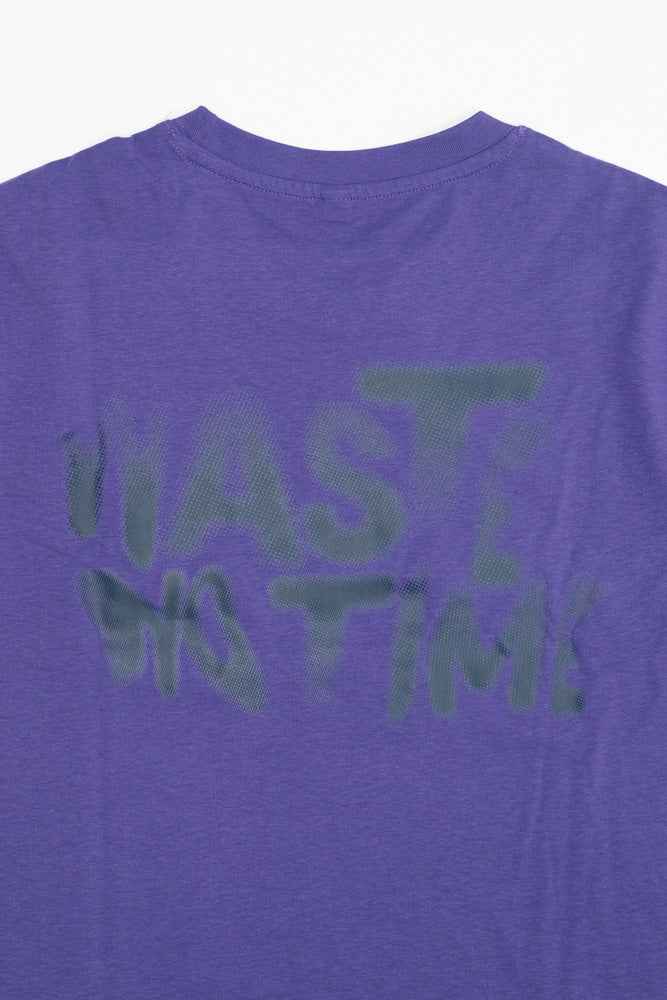 WASTE NO TIME Tee violett