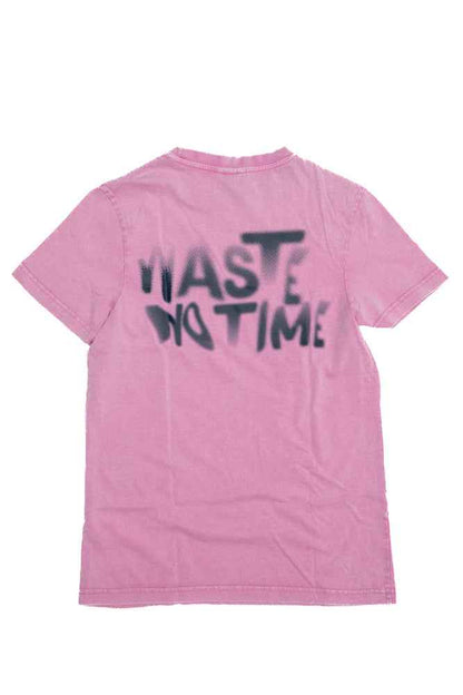WASTE NO TIME Acid-Tee softpink