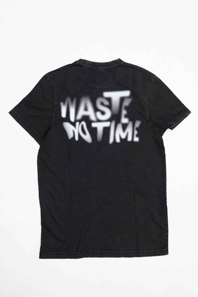WASTE NO TIME Acid-Tee black