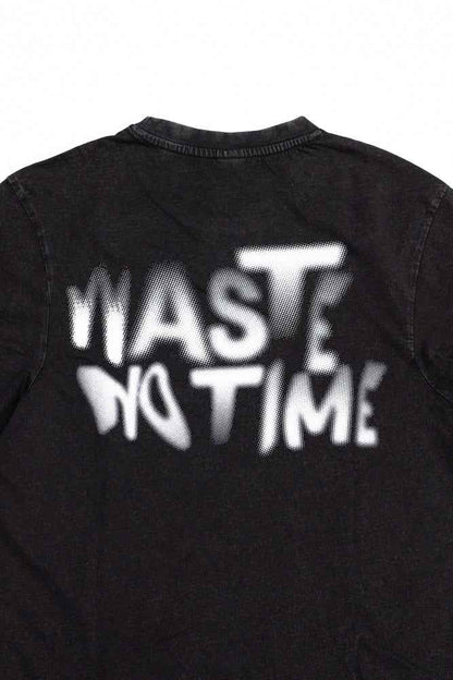 WASTE NO TIME Acid-Tee black