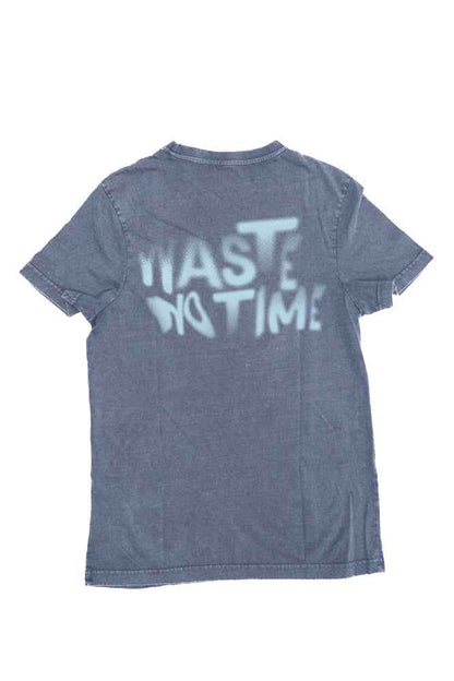 WASTE NO TIME Acid-Tee vintage blue