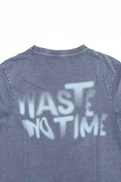 WASTE NO TIME Acid-Tee vintage blue