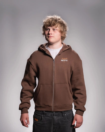 Zip Hoodie Chocolatebrown