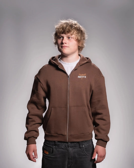 Zip Hoodie Chocolatebrown