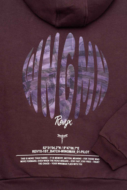 WNGMN Zip Hoodie Plumpurple